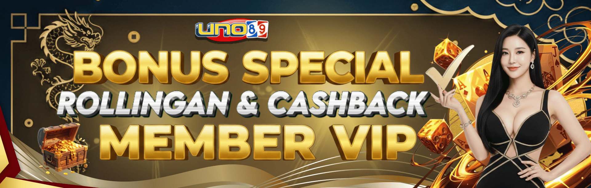 UNO89 - BONUS CASHBACK & ROLLINGAN