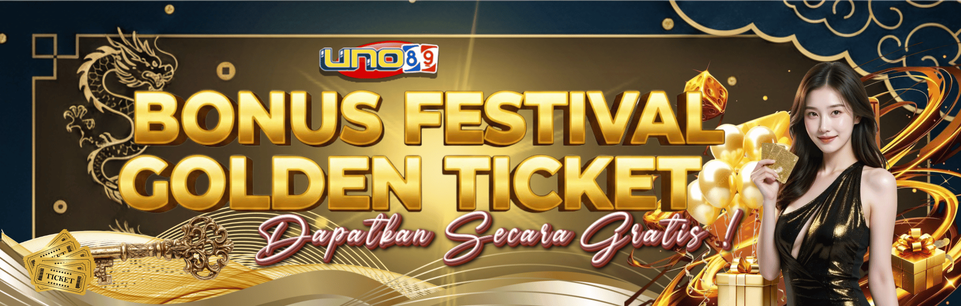 UNO89 - BONUS FESTIVAL GOLDEN TICKET